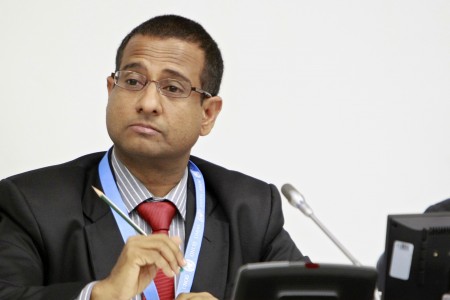 Dr. Shaheed at the UN General Assembly. (c) UN Photo/Rick Bajornas