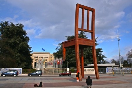 UN Broken Chair public domain